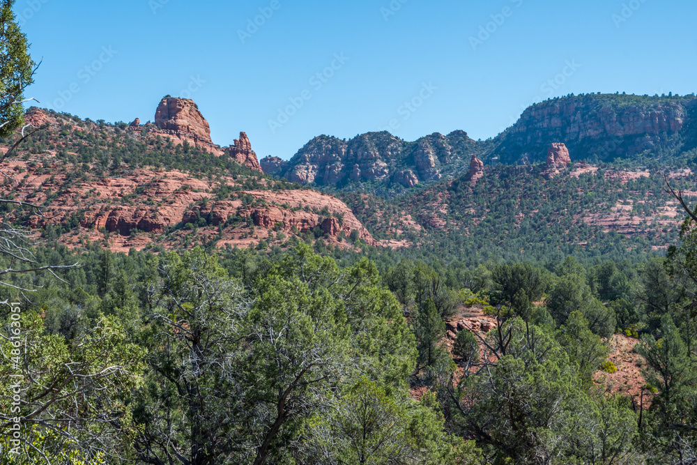 Red-Rock Buttes landscape in Red Rock State Park, Arizona