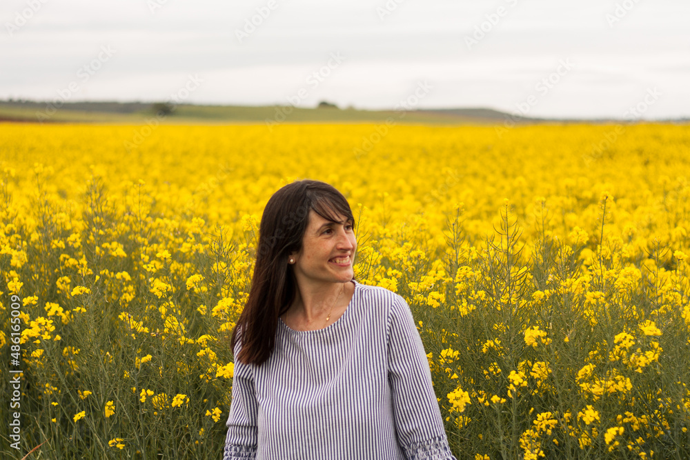 En el campo de colza En el campo de colza