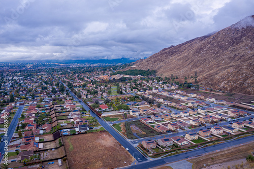 View above Grand Terrace, CA