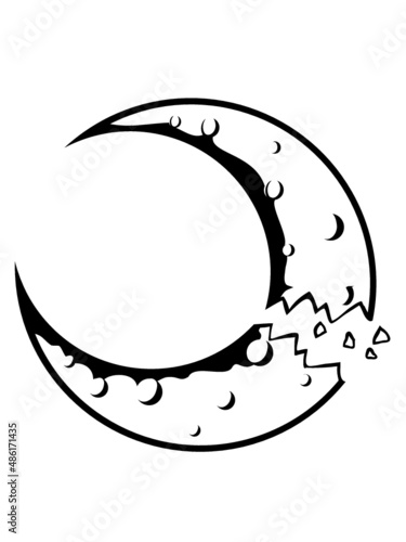 Sichel Mond Zerstört 
