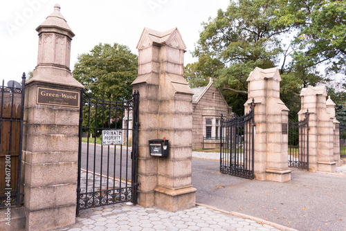 Valokuva Green Wood Cemetery, Brooklyn, West 20th Street Entrance