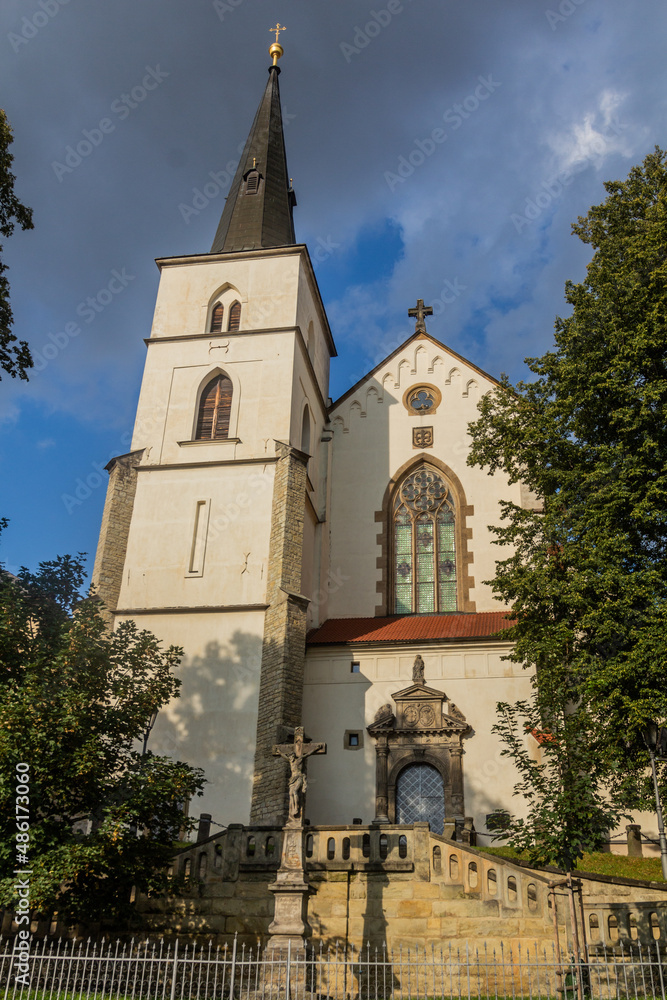 The Mission of the Saint Apostles church (Kostel Rozeslani svatych apostolu) in Litomysl, Czech Republic