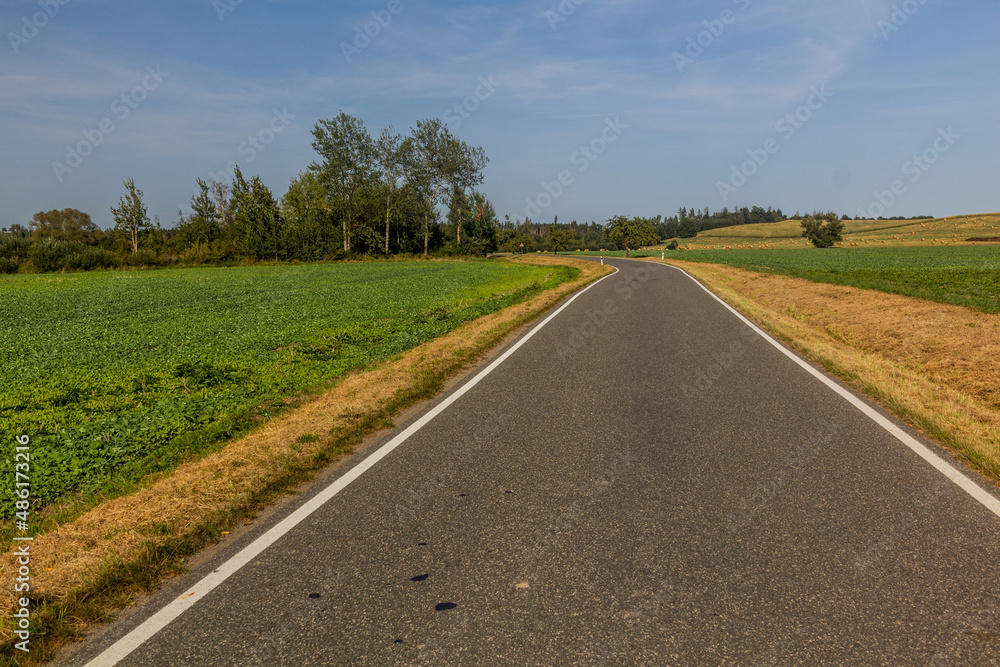 Rural road near Tabor, Czech Republic Rural road near Tabor, Czech Republic