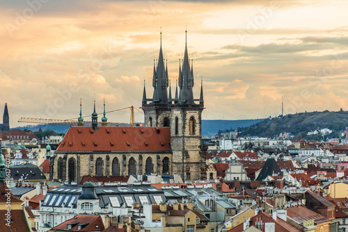 Church of Our Lady before Tyn in Prague, Czech Republic