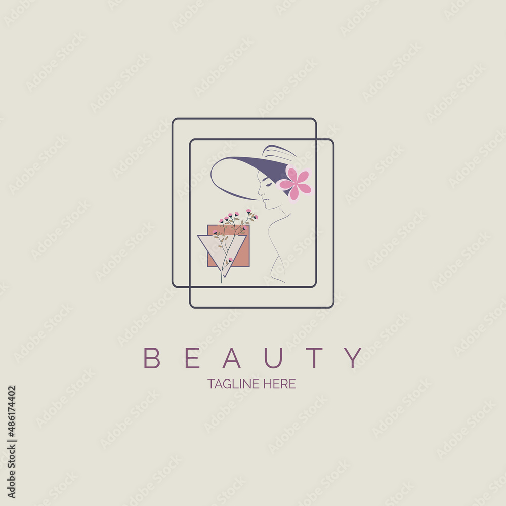 woman face beauty salon spa logo template design for brand or company and other woman face beauty salon spa logo template design for brand or company and other