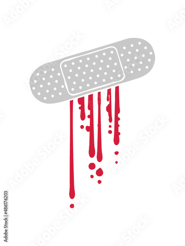 Design Pflaster Blut 