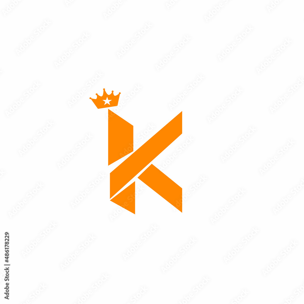 illustrator graphic of logo K king. perfect for logo company, inisial logo etc. illustrator graphic of logo K king. perfect for logo company, inisial logo etc.