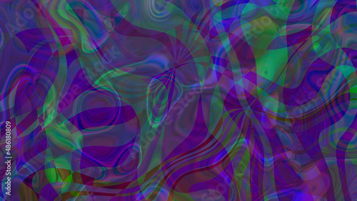 Abstract glowing neon textural fantasy background.