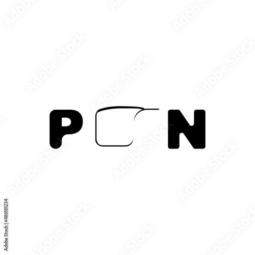 pan design logo vector for company 