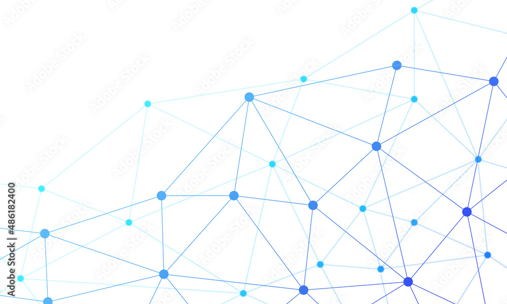 ポイントを線で繋いだデジタルイメージグラフィック素材 ネットワーク コミュニケーション チーム 組織 細胞 伝達 システム Stock Illustration Adobe Stock