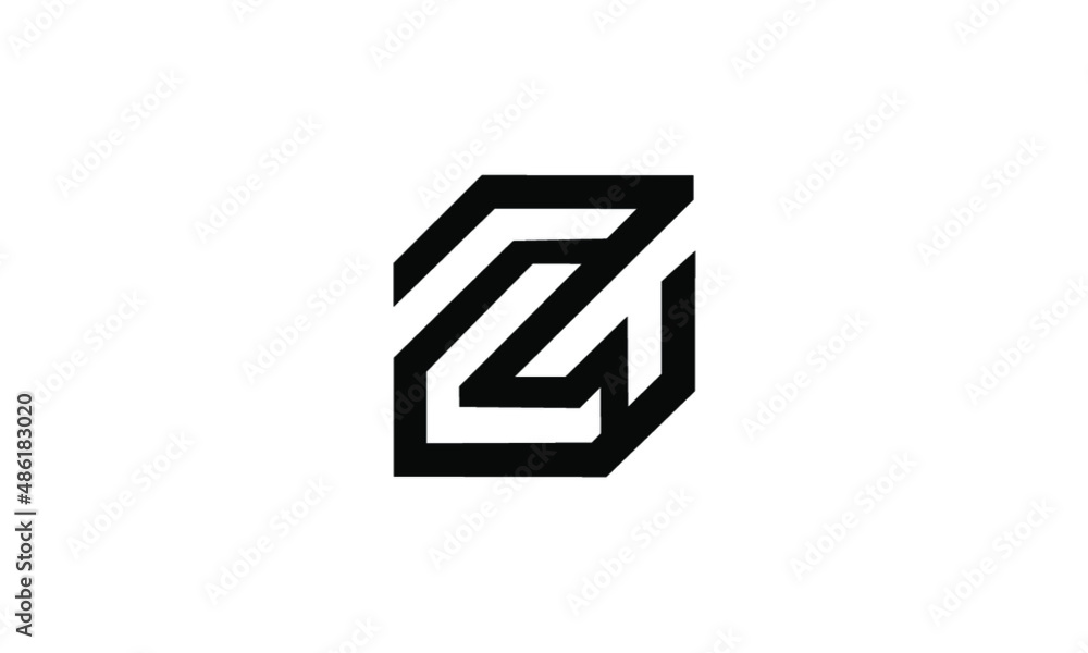 alphabet abstract Z logo Stock Vector Adobe Stock
