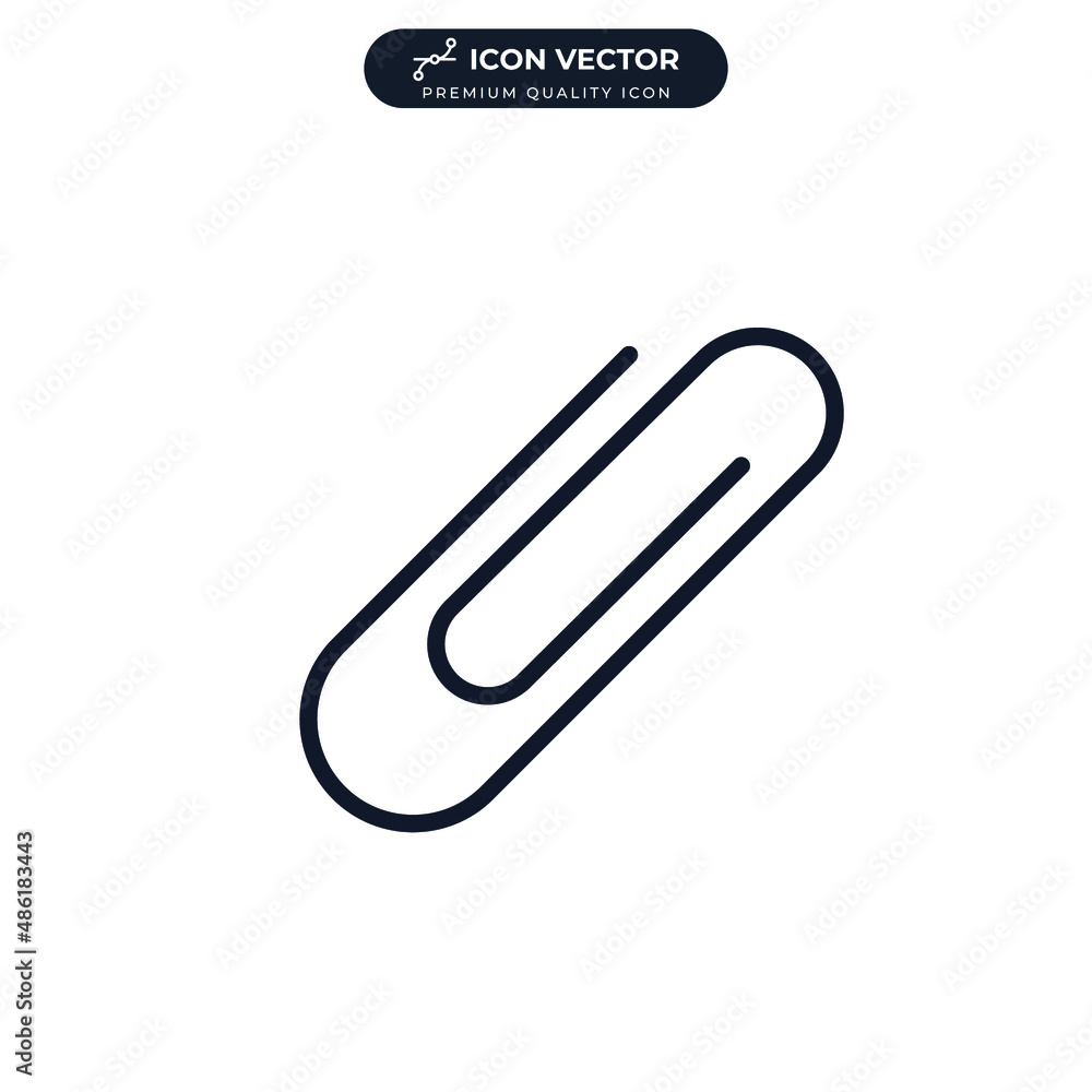 paper clip icon symbol template for graphic and web design collection logo vector illustration paper clip icon symbol template for graphic and web design collection logo vector illustration
