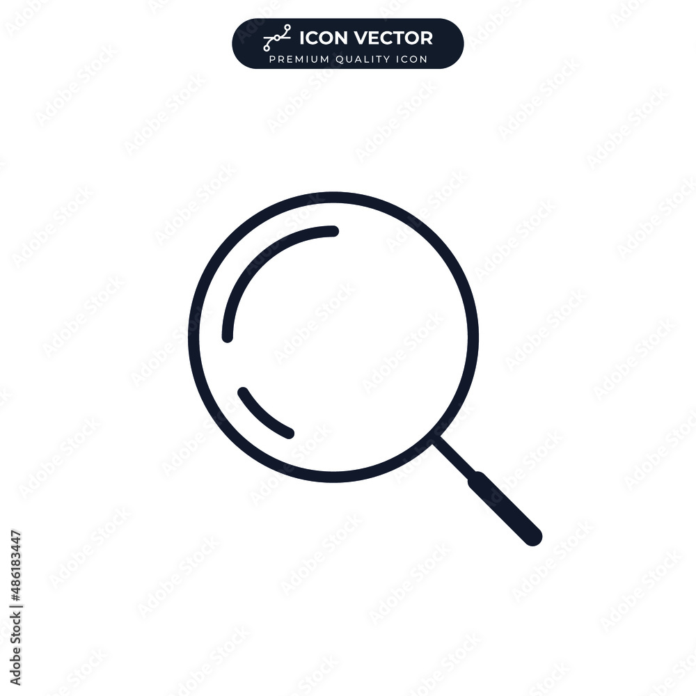 magnifying glass icon symbol template for graphic and web design collection logo vector illustration magnifying glass icon symbol template for graphic and web design collection logo vector illustration