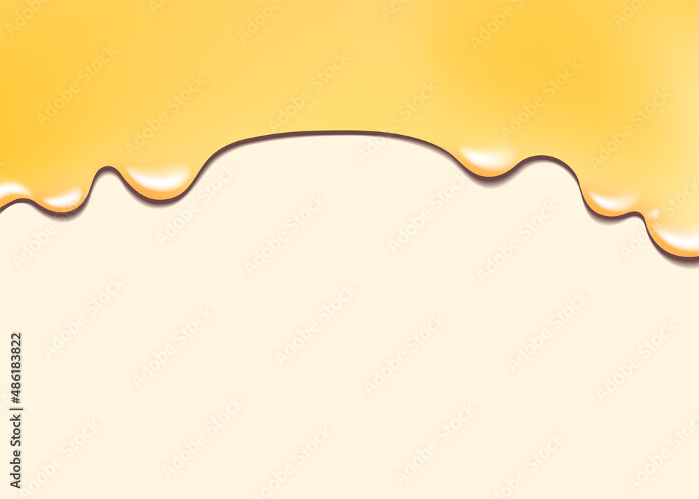 チーズ・はちみつが流れる背景