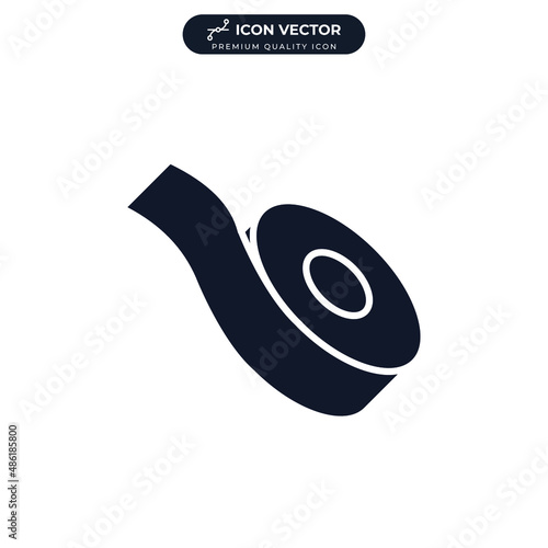 Scotch tape icon symbol template for graphic and web design collection logo vector illustration