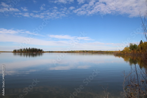 Blue Sky Above  Elk Island National Park  Alberta