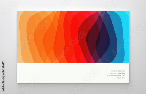 Abstract wavy background with dynamic effect. Modern screen design for mobile app and web. 3d vector illustration for brochure, banner, flyer or presentation.