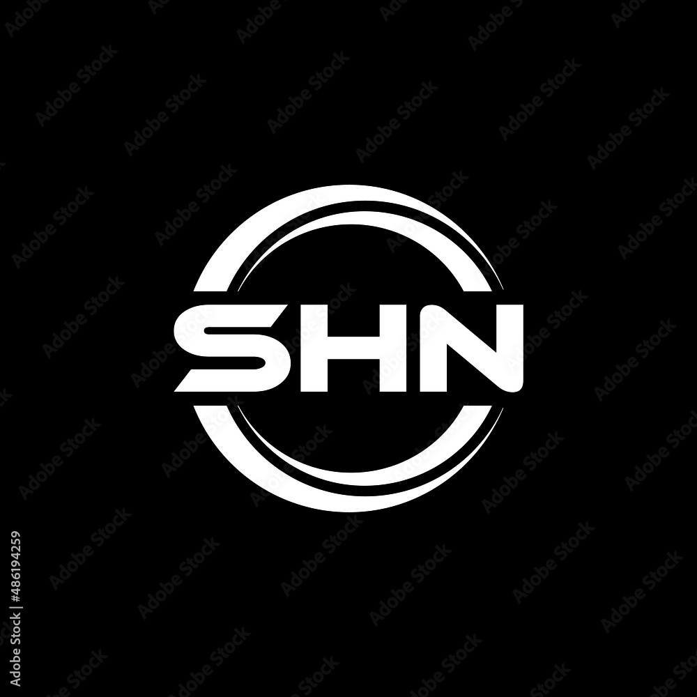 SHN letter logo design with black background in illustrator, vector logo modern alphabet font overlap style. calligraphy designs for logo, Poster, Invitation, etc. SHN letter logo design with black background in illustrator, vector logo modern alphabet font overlap style. calligraphy designs for logo, Poster, Invitation, etc.