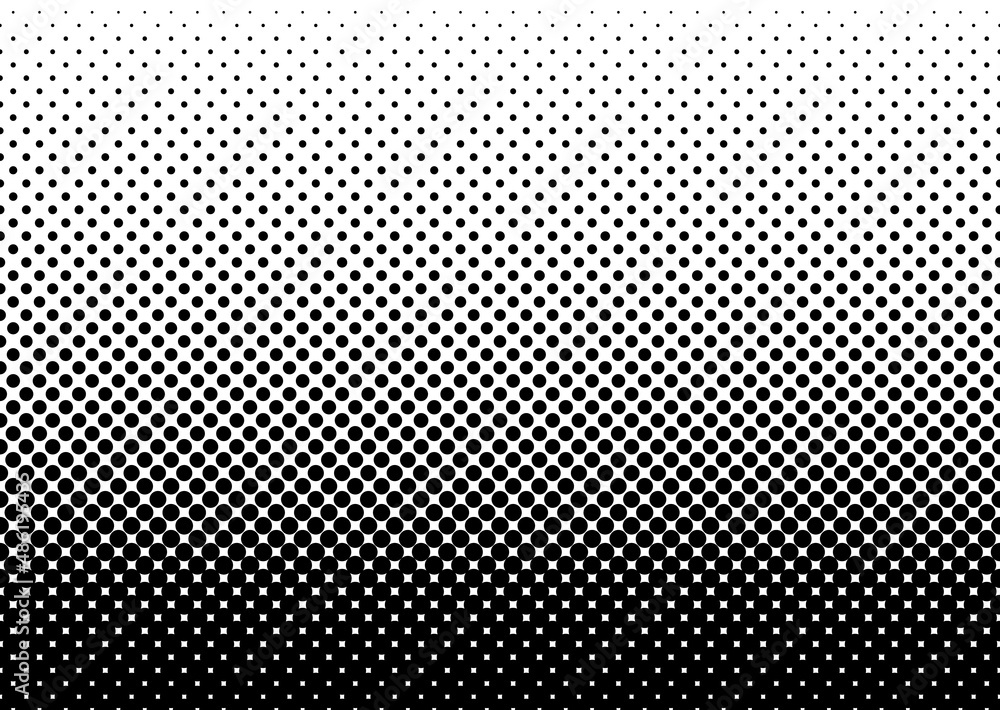 ハーフトーンドットグラデーション素材 Stock Vector Adobe Stock
