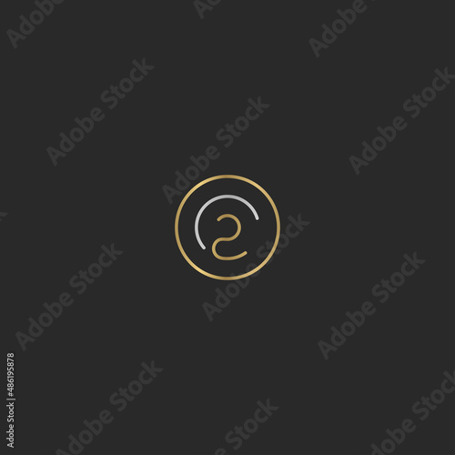 Alphabet Initials logo CZ, ZC, X and Z