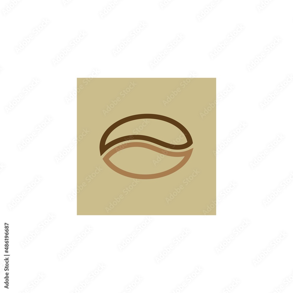 coffee bean cofee cup coffee logo icon vector coffee bean cofee cup coffee logo icon vector