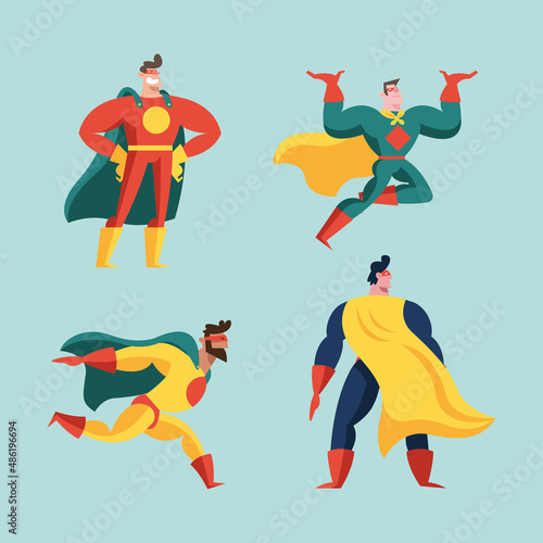 superhero men characters