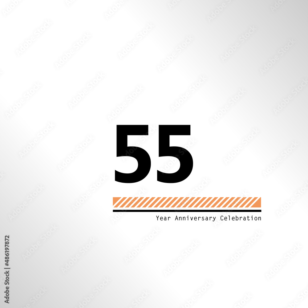 55 Year Anniversary Logo Vector Template Design Illustration elegant 55 Year Anniversary Logo Vector Template Design Illustration elegant