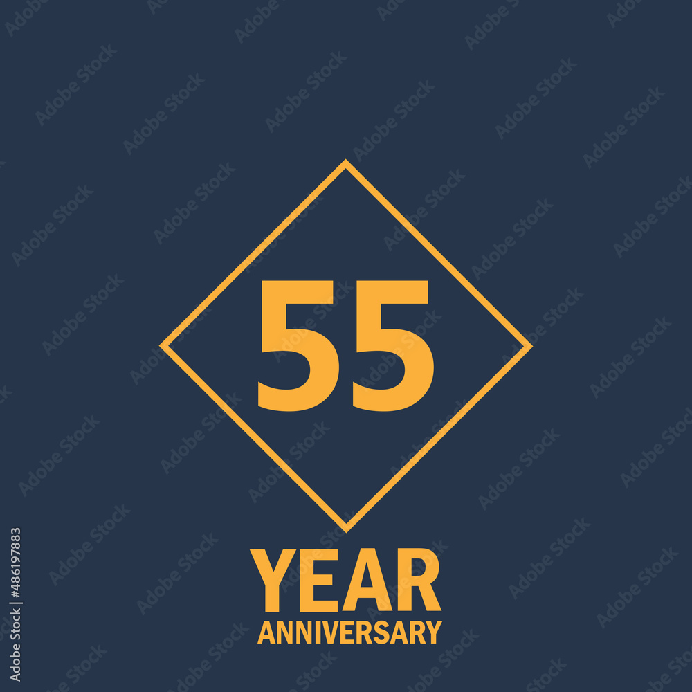 55 Year Anniversary Logo Vector Template Design Illustration elegant 55 Year Anniversary Logo Vector Template Design Illustration elegant