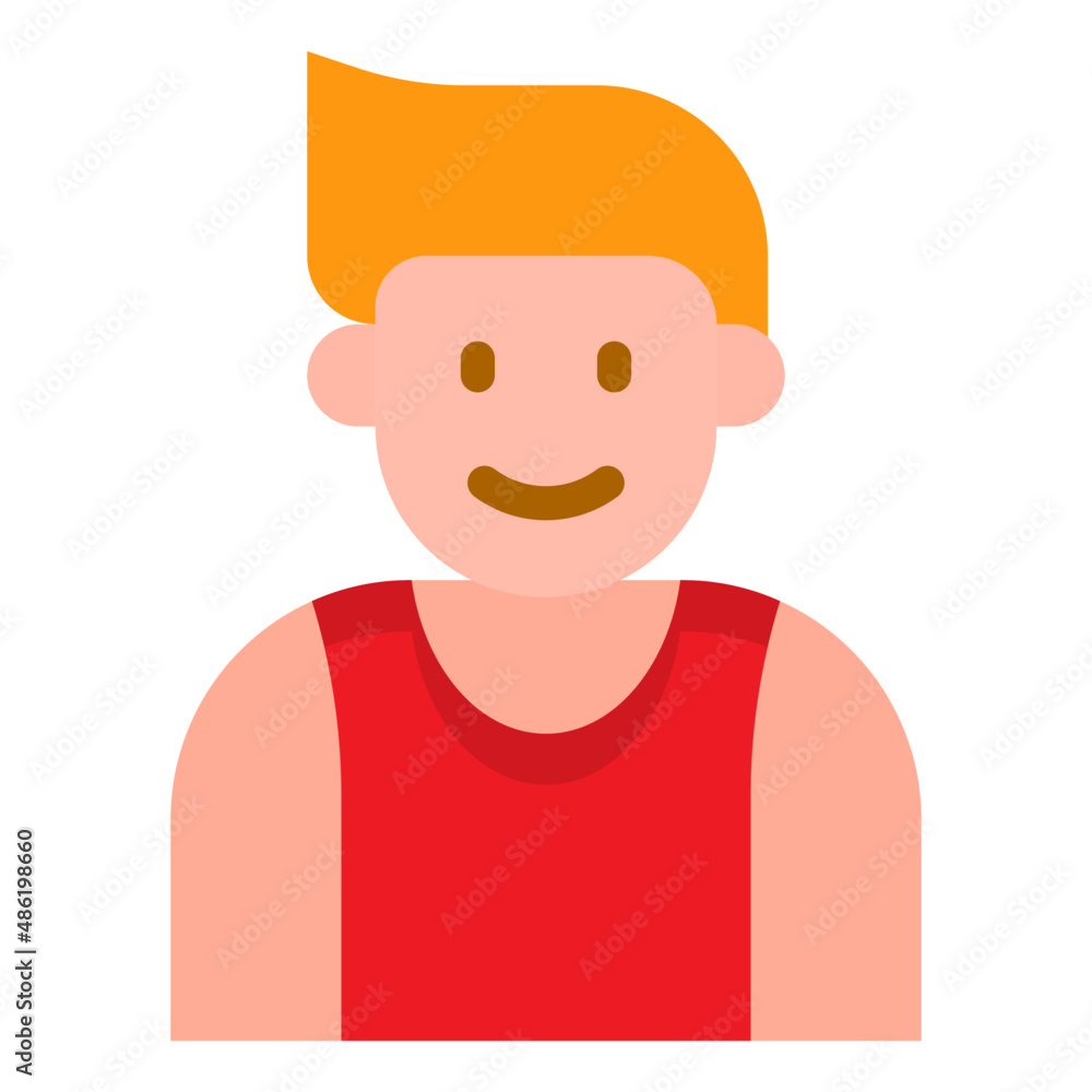 boy avatar flat style icon boy avatar flat style icon