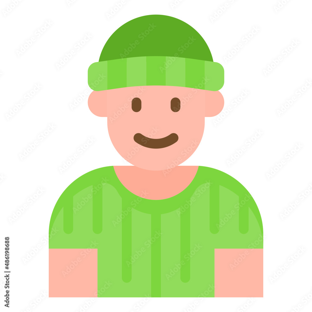 boy avatar flat style icon boy avatar flat style icon