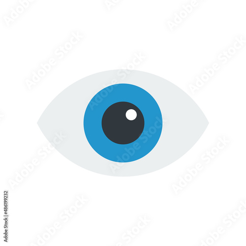 Eye view vector icon symbol design