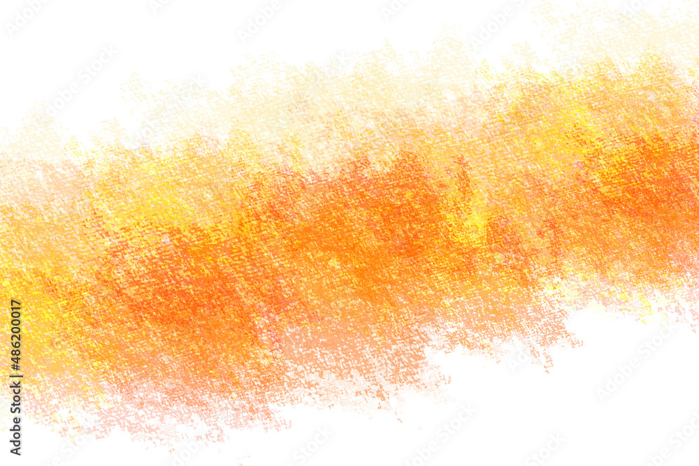 赤とオレンジとイエローのオイルパステルで描いた抽象的な背景 Stock Illustration Adobe Stock