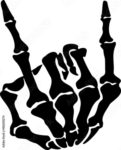 skull skeleton silhouette