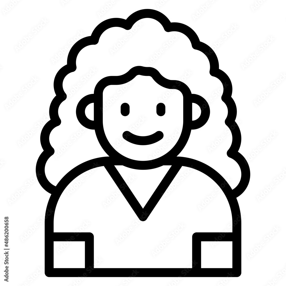 girl avatar outline style icon girl avatar outline style icon
