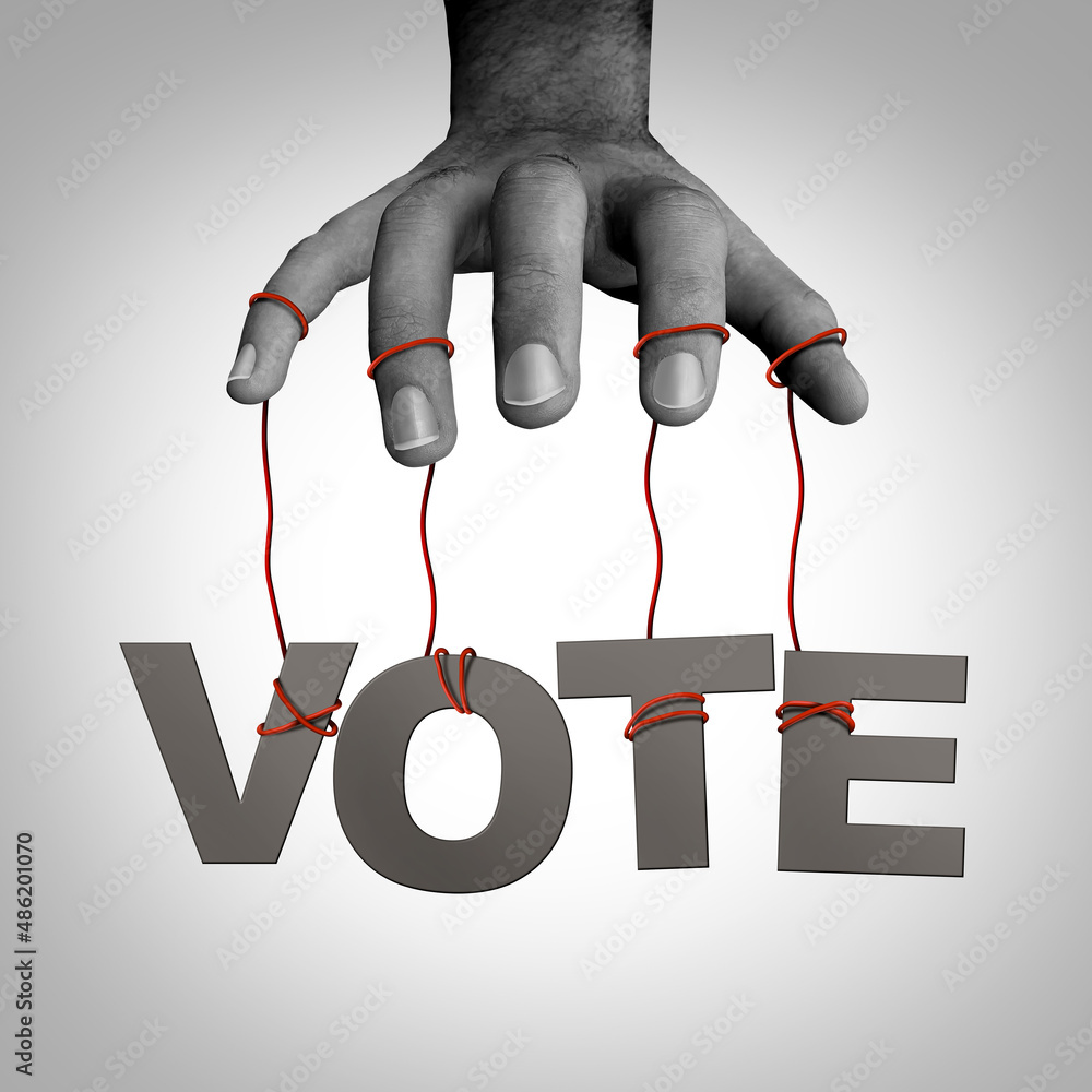 Vote rigging and voting suppression as votes and electoral fraud or