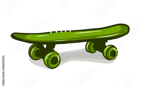 Skate Isolated object. Vector illustration