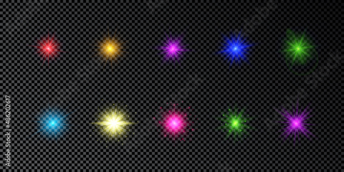 Light effect of lens flare