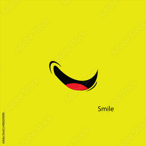 Smile icon Logo Vector Template Design