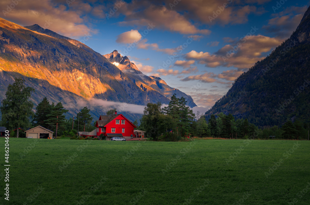 norveigian mountain landscape