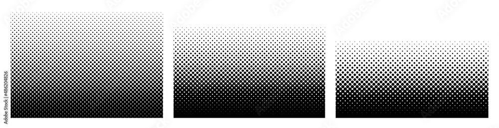 ハーフトーンドットグラデーション素材 Stock ベクター Adobe Stock