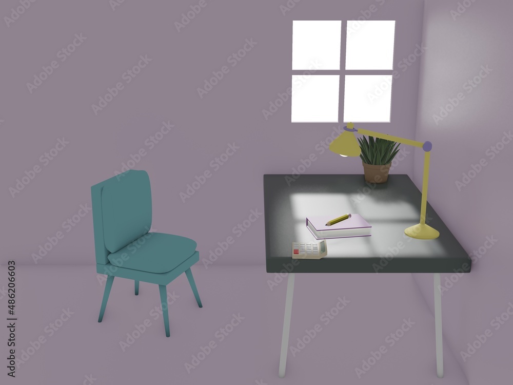 Desk Space for Working at Home. Desk Space for Working at Home.