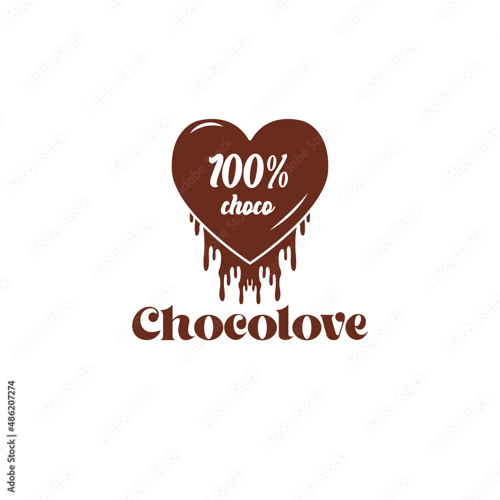 CHOCOLATE LIQUID VECTOR DESIGN, PERFECT FOR ADVERTISING AND VALENTINE'S DAY