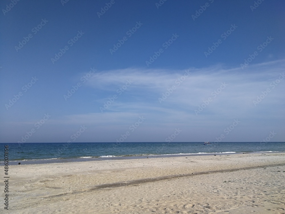 beach, sea and blue sky in Thailand beach, sea and blue sky in Thailand