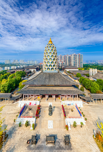 Temple environment of Baolin temple, Changzhou City, Jiangsu Province photo