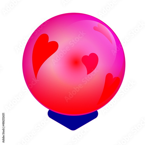 Crystal Ball with love prediction 