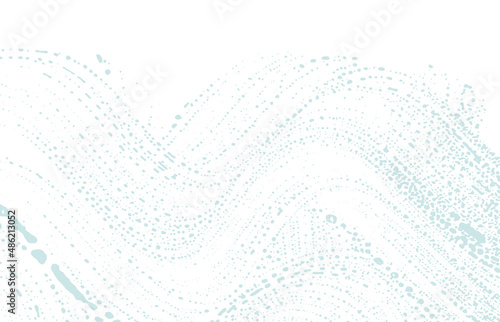 Grunge texture. Distress blue rough trace. Charmin