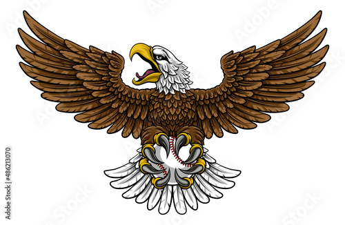 Bald Eagle Hawk Flying Base...