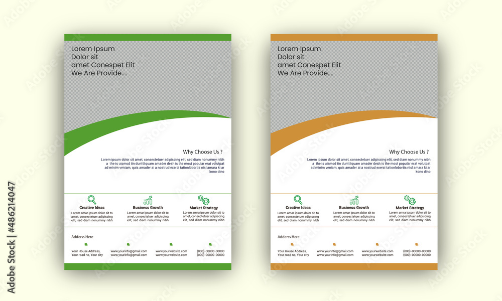 Corporate Business Flyer and poster design Template for promoting your business Corporate Business Flyer and poster design Template for promoting your business