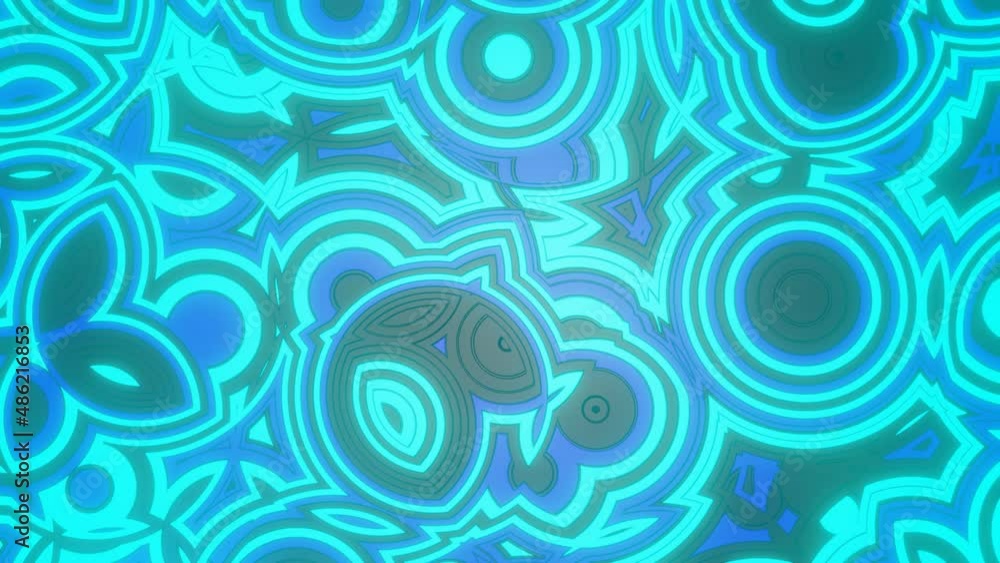Animated abstract colorful surface. 3D rendering. Animated abstract colorful surface. 3D rendering.