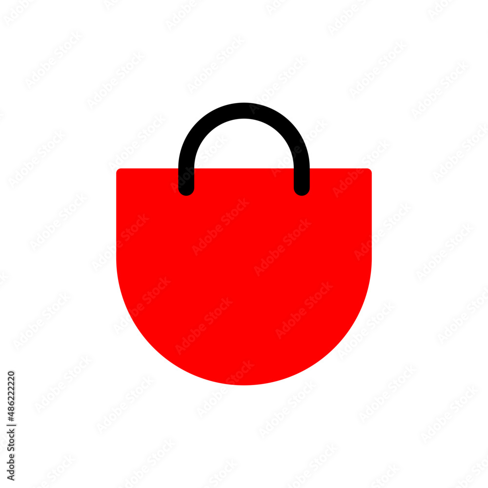red shopping bag logo red shopping bag logo